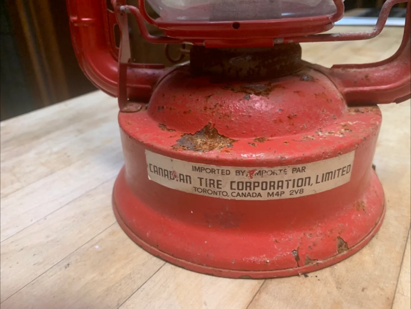 Vintage Canadian Tire Red Lantern image indicator(2)