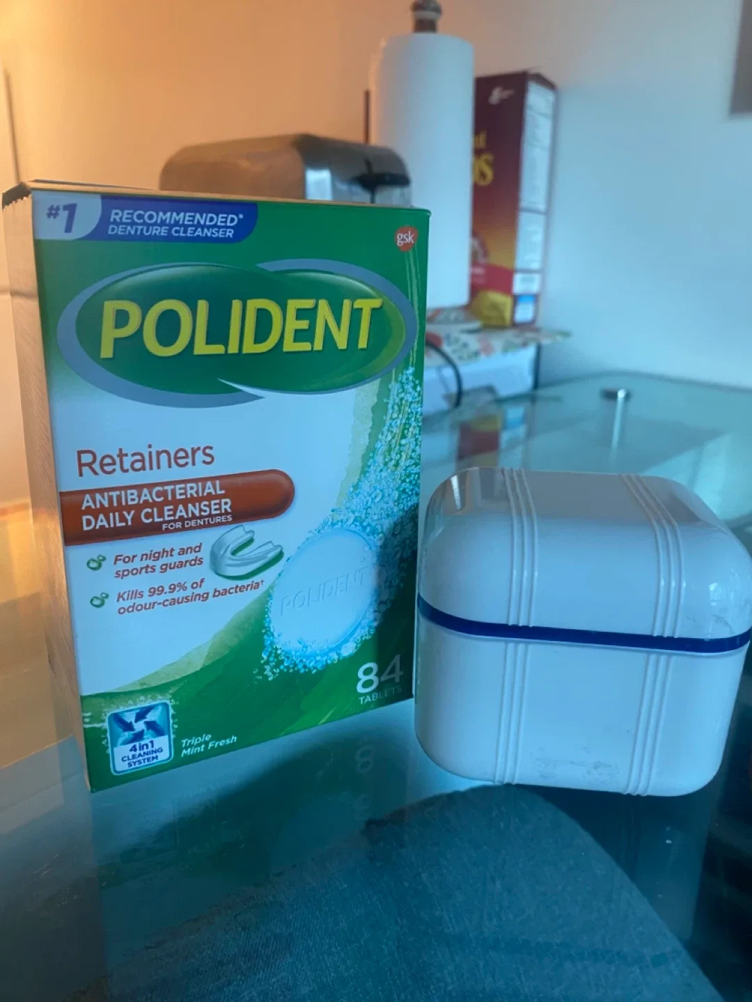 Polident Retainers Antibacterial Daily Cleanser 84 Tablets thumbnail