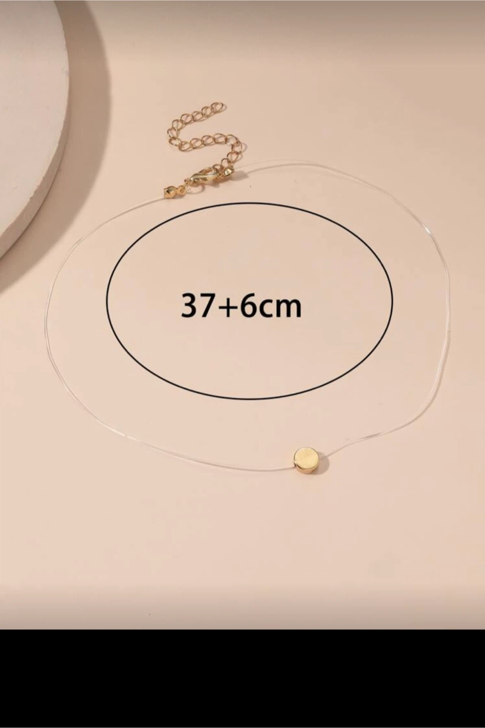 Gold Tone Minimalist Necklace - photo 2
