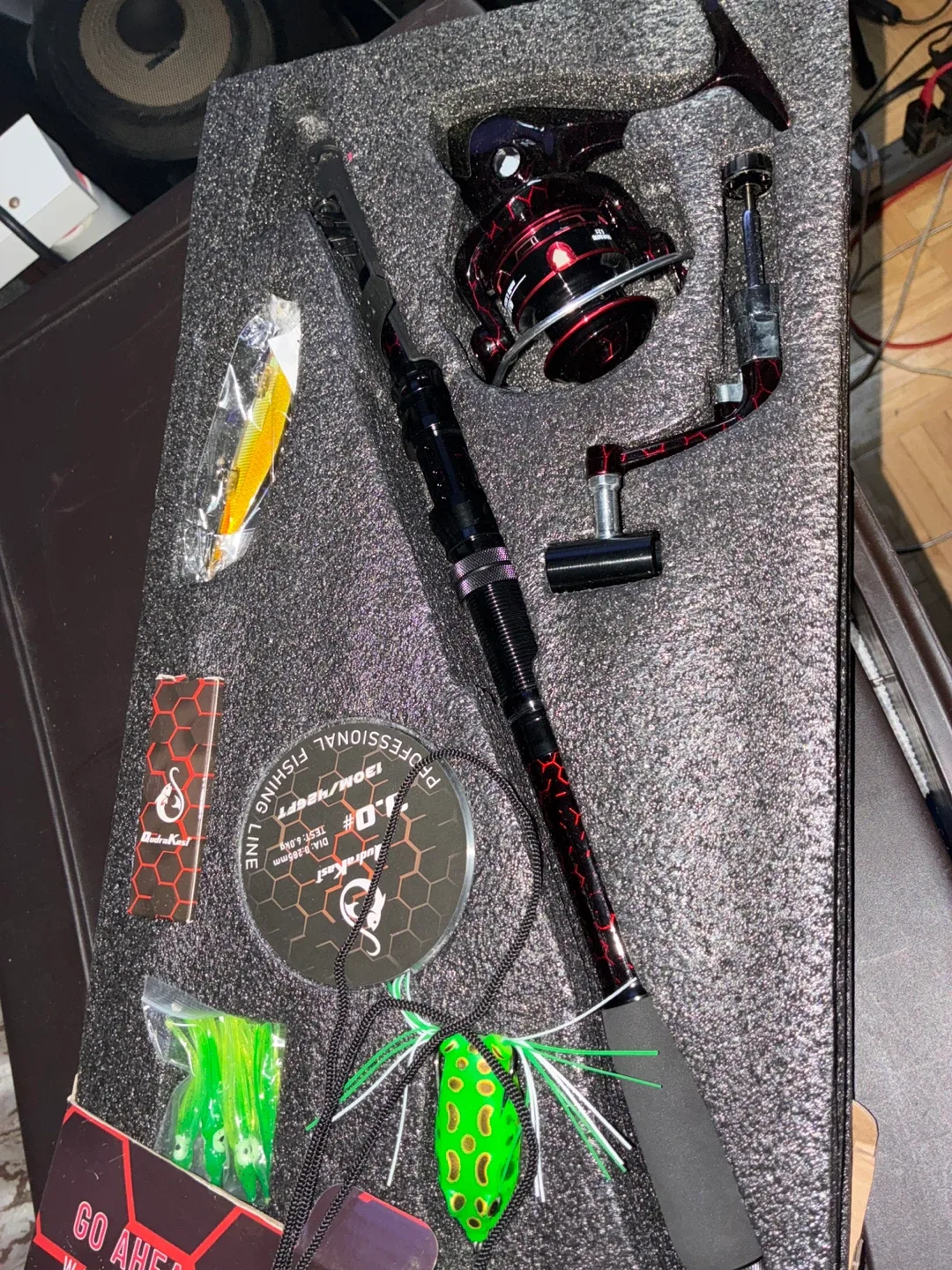 Oudra Kast Fishing Rod & Reel Set 🥕 image indicator(2)