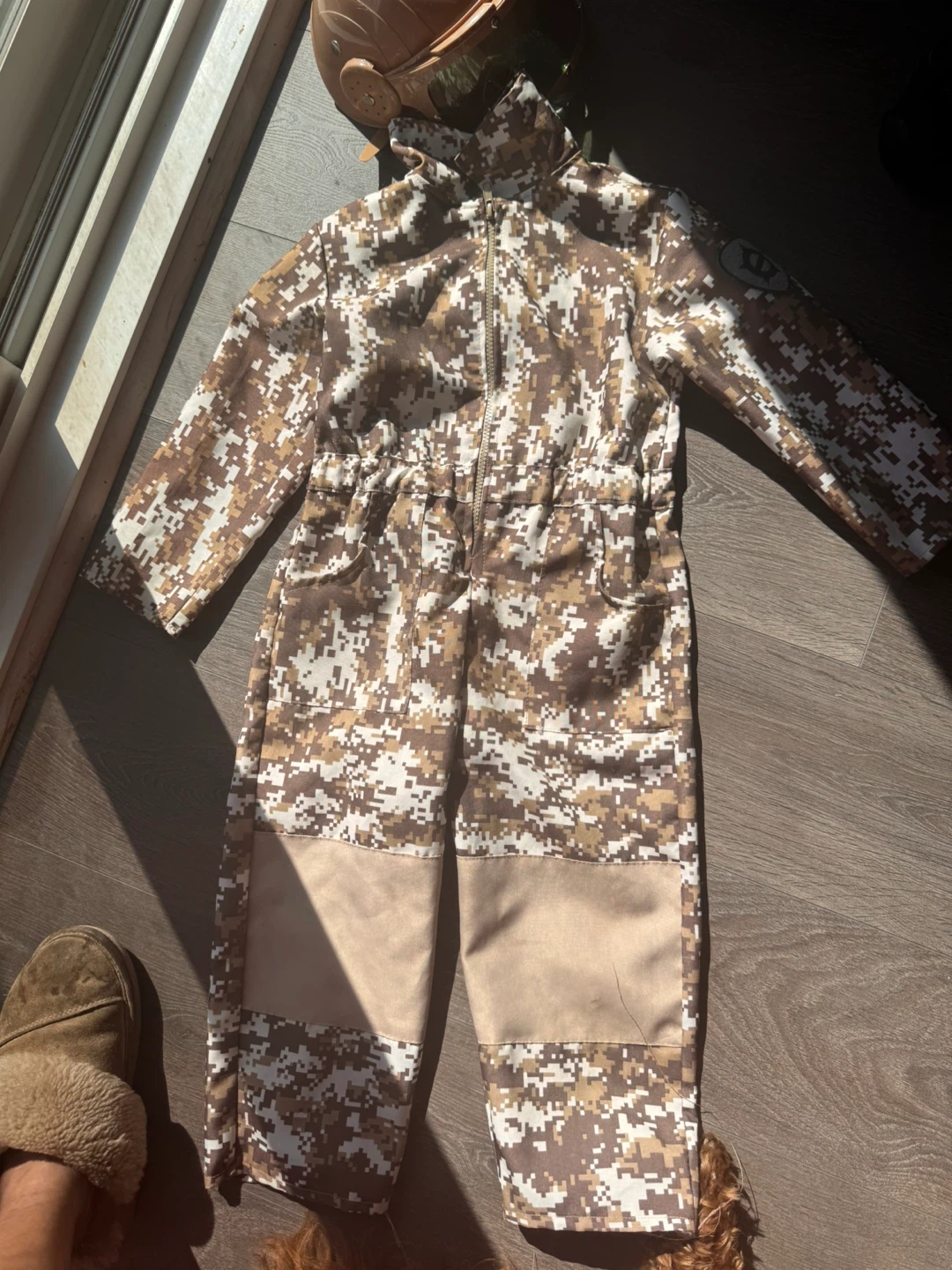 Kids Camo Costume with Helmet