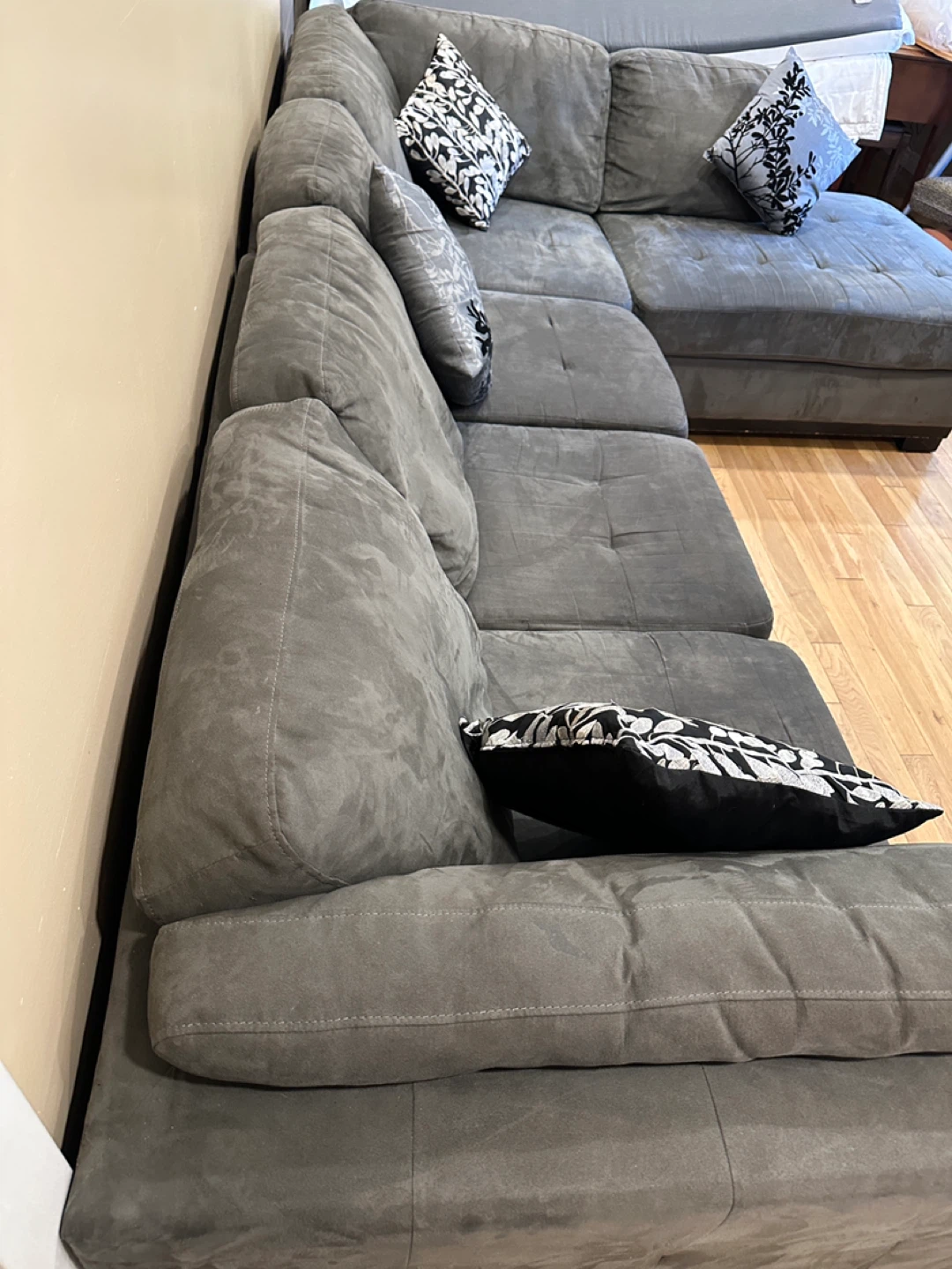 Modern Grey Sectional Sofa with Chaise (CAN DELIVER) - photo 5
