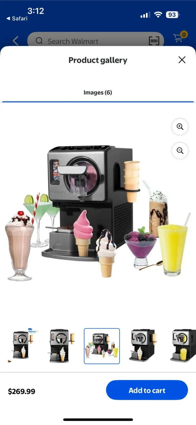 Gourmia Frozen Dessert Maker thumbnail