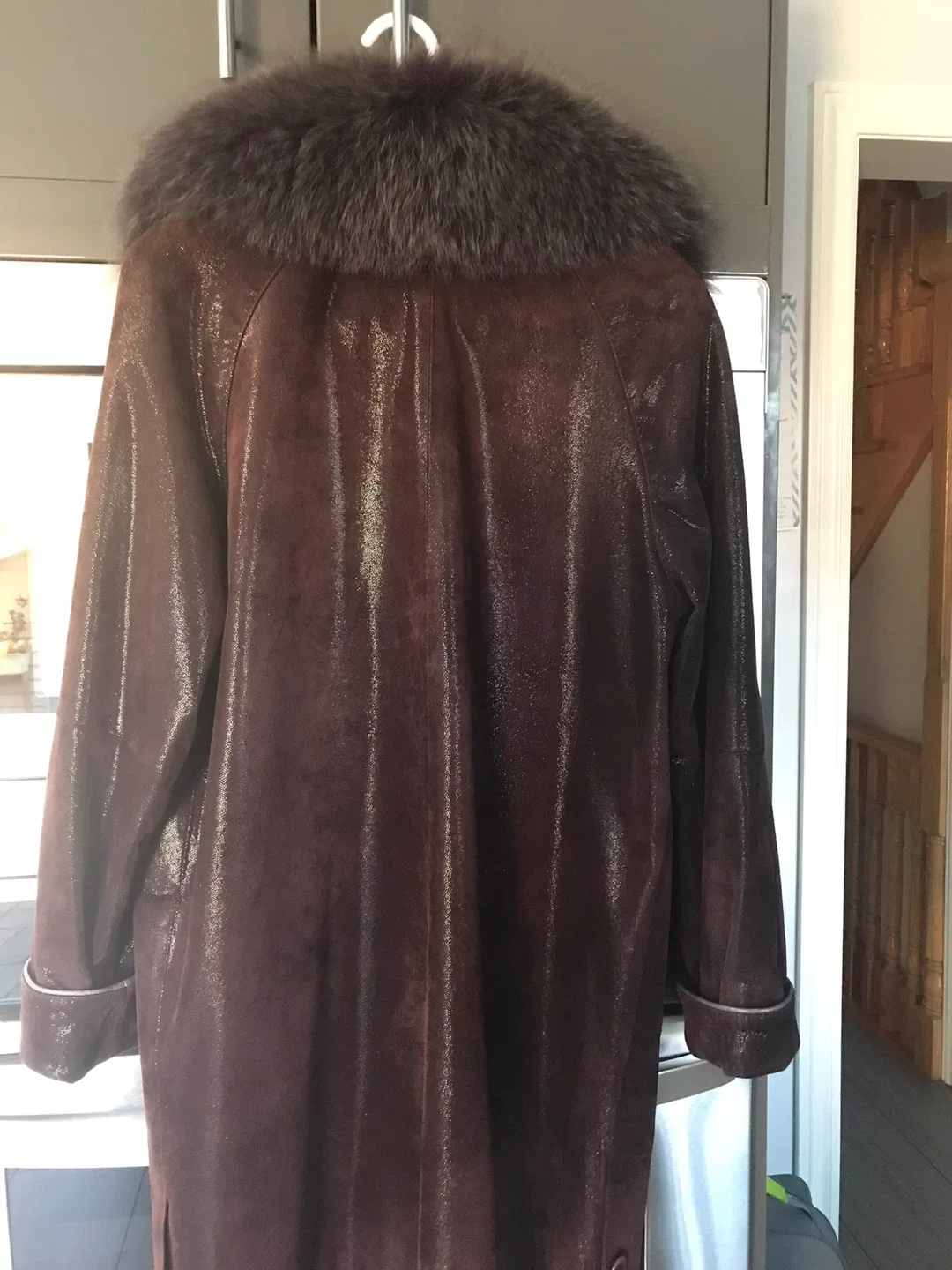 Ladies Genuine leather coat image indicator(3)