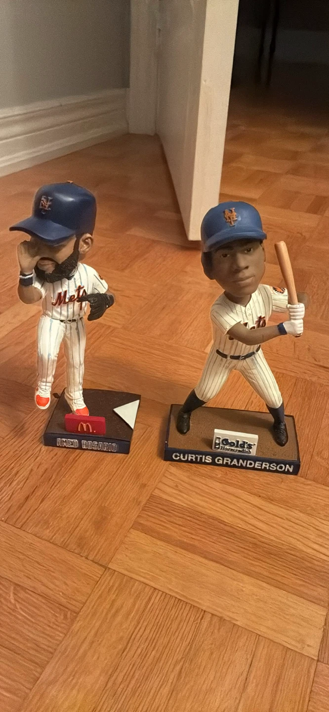 Amed Rosario & Curtis Granderson Bobbleheads