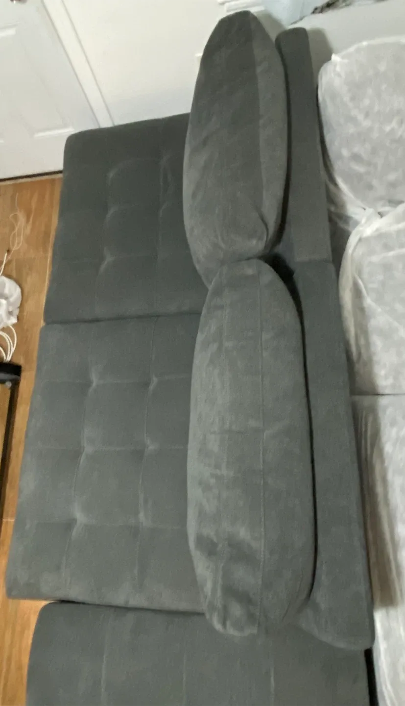 Gray Sectional Sofa with Storage Ottoman image indicator(2)