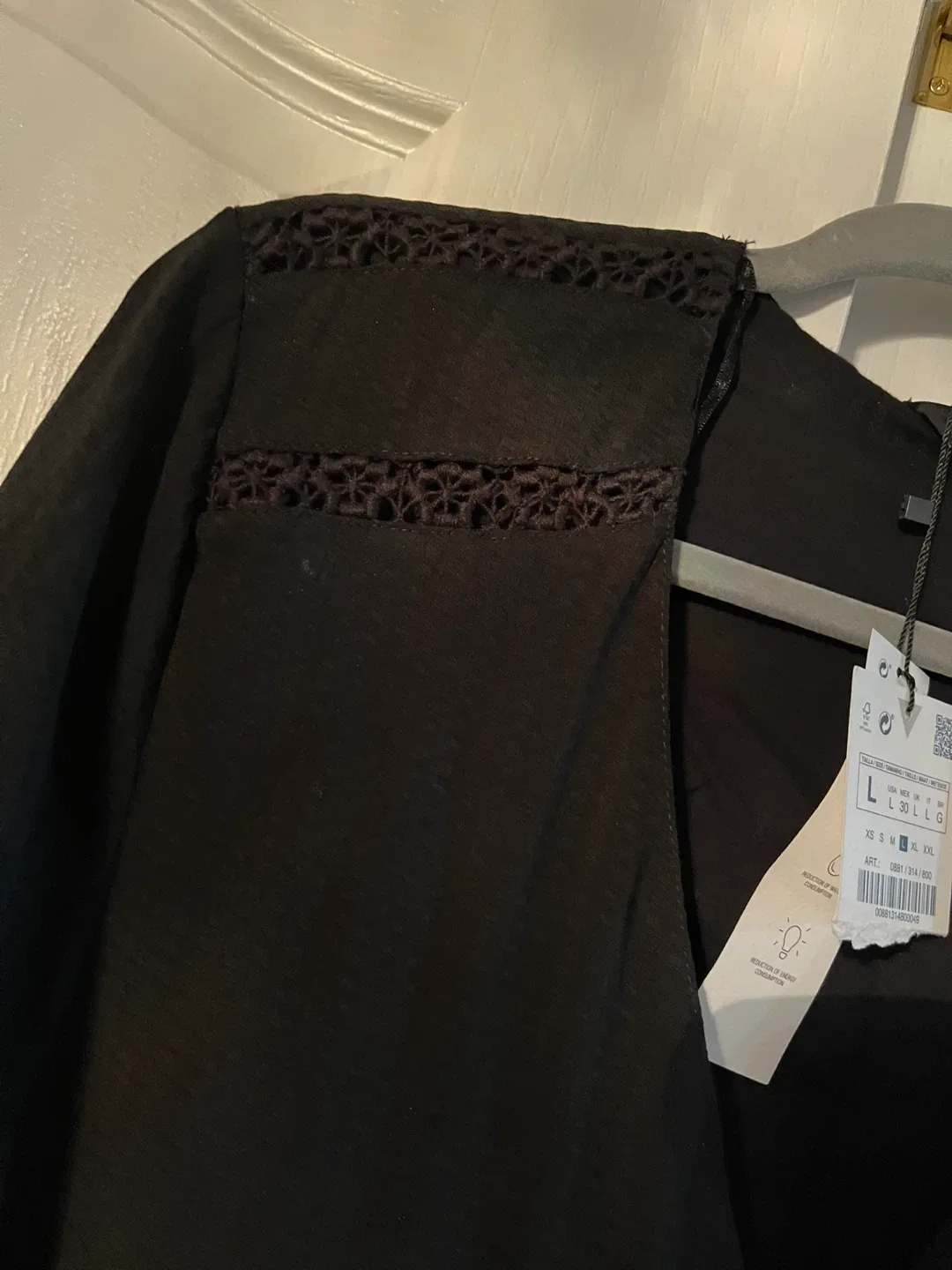 Zara Black Dress - Size L image indicator(3)