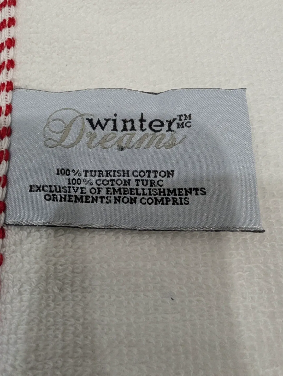 Winter Dreams Turkish Cotton Hand Towels - Set of 2 image indicator(4)