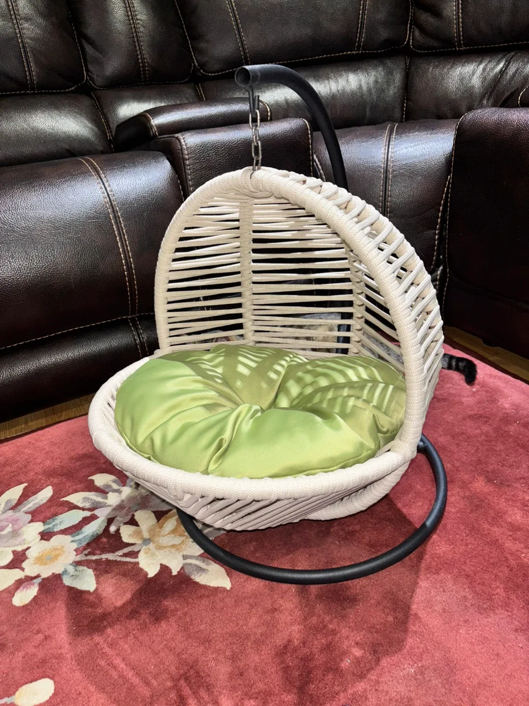 Hanging Egg Cat Bed with Cushion image indicator(2)