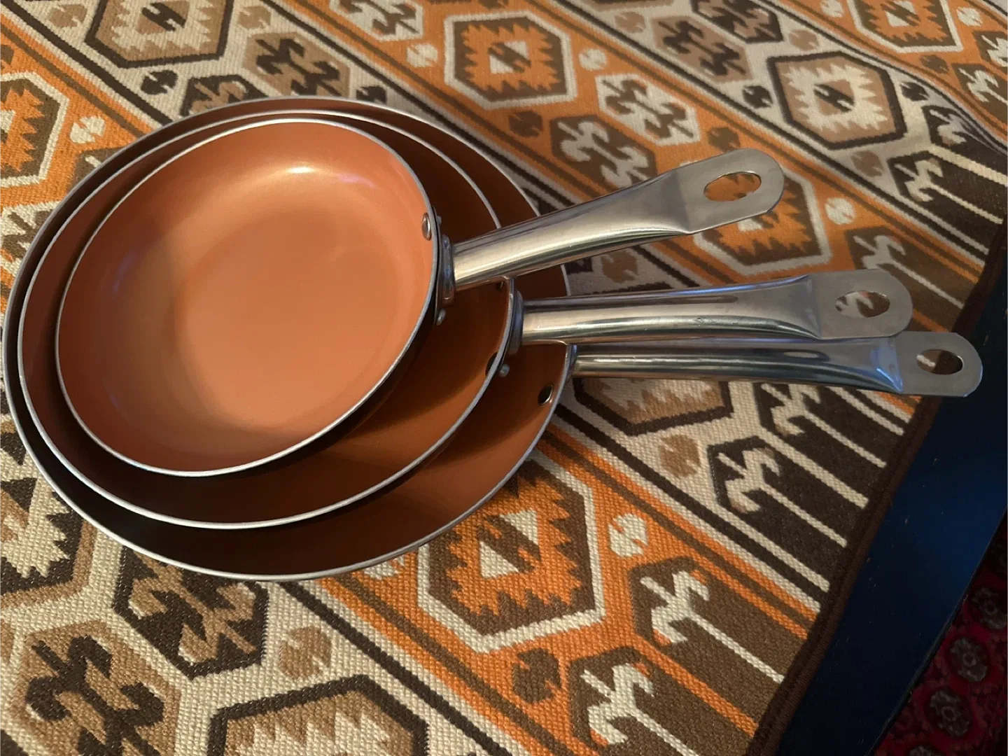 Set of 3 Non-Stick Frying Pans thumbnail