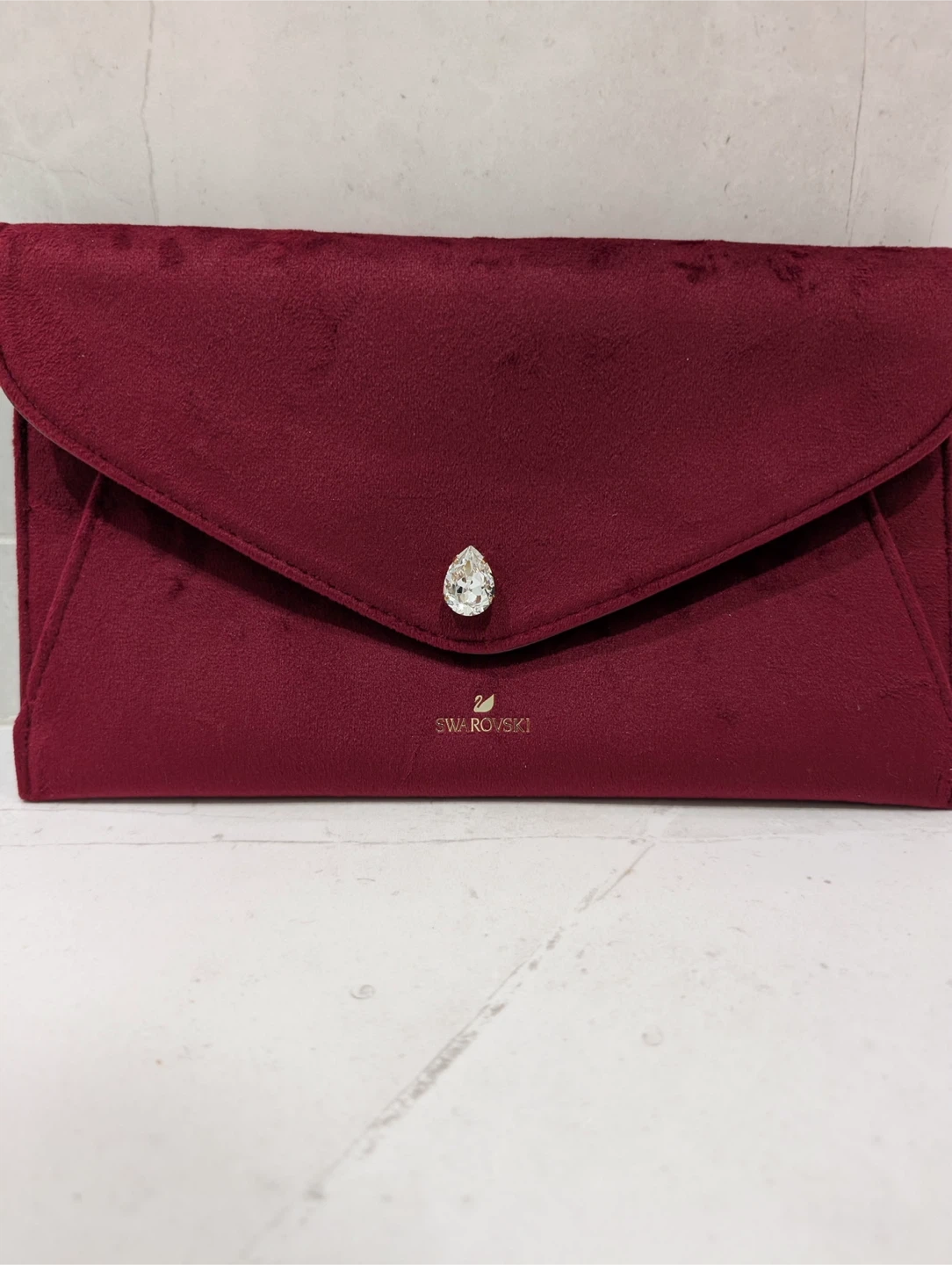 Swarovski Holiday Clutch Bag - Burgundy - photo 2