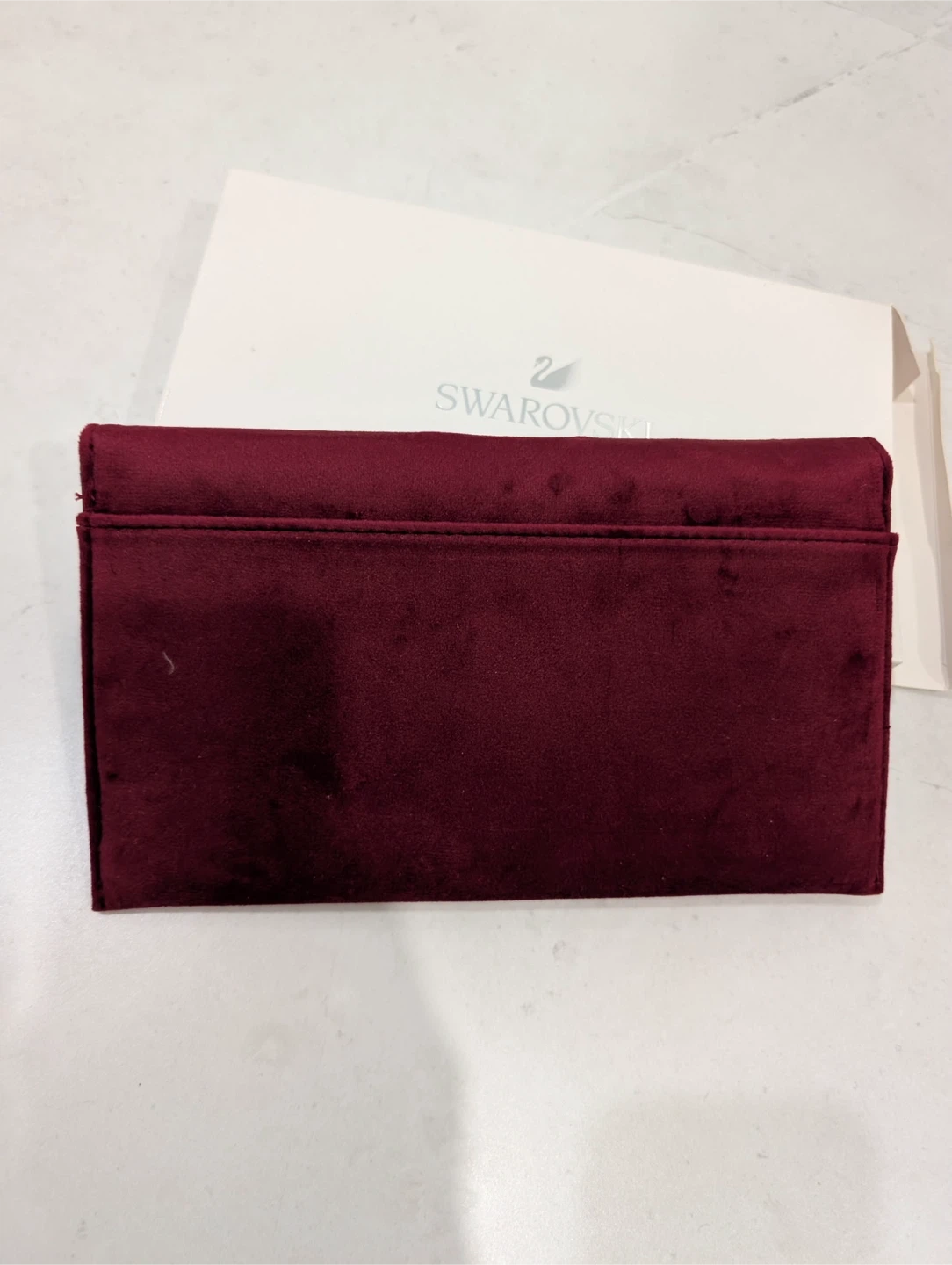 Swarovski Holiday Clutch Bag - Burgundy - photo 4
