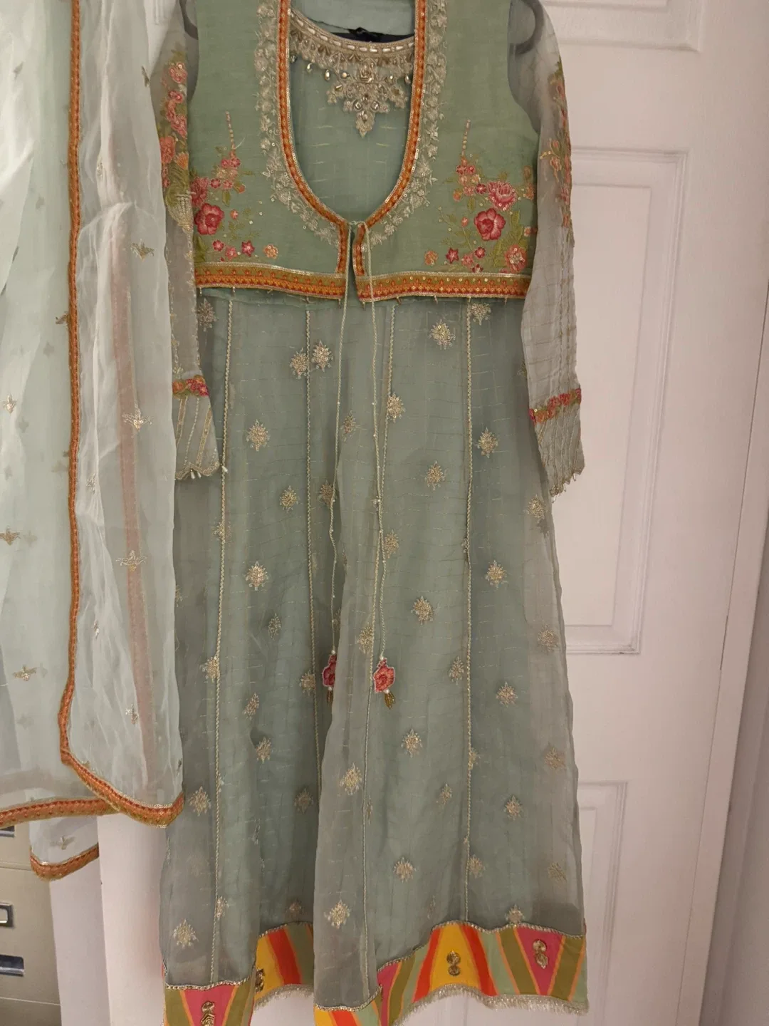 5pcs Sapphire Pakistani Salwar Kameez Suit - Size Small image indicator(5)