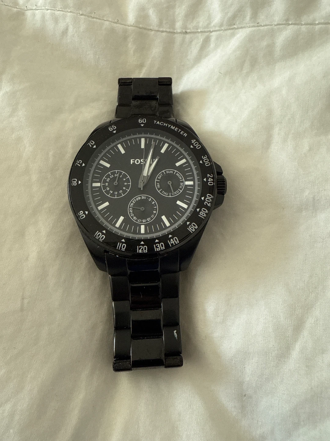 Fossil Men's Black Stainless Steel Watch - photo 3