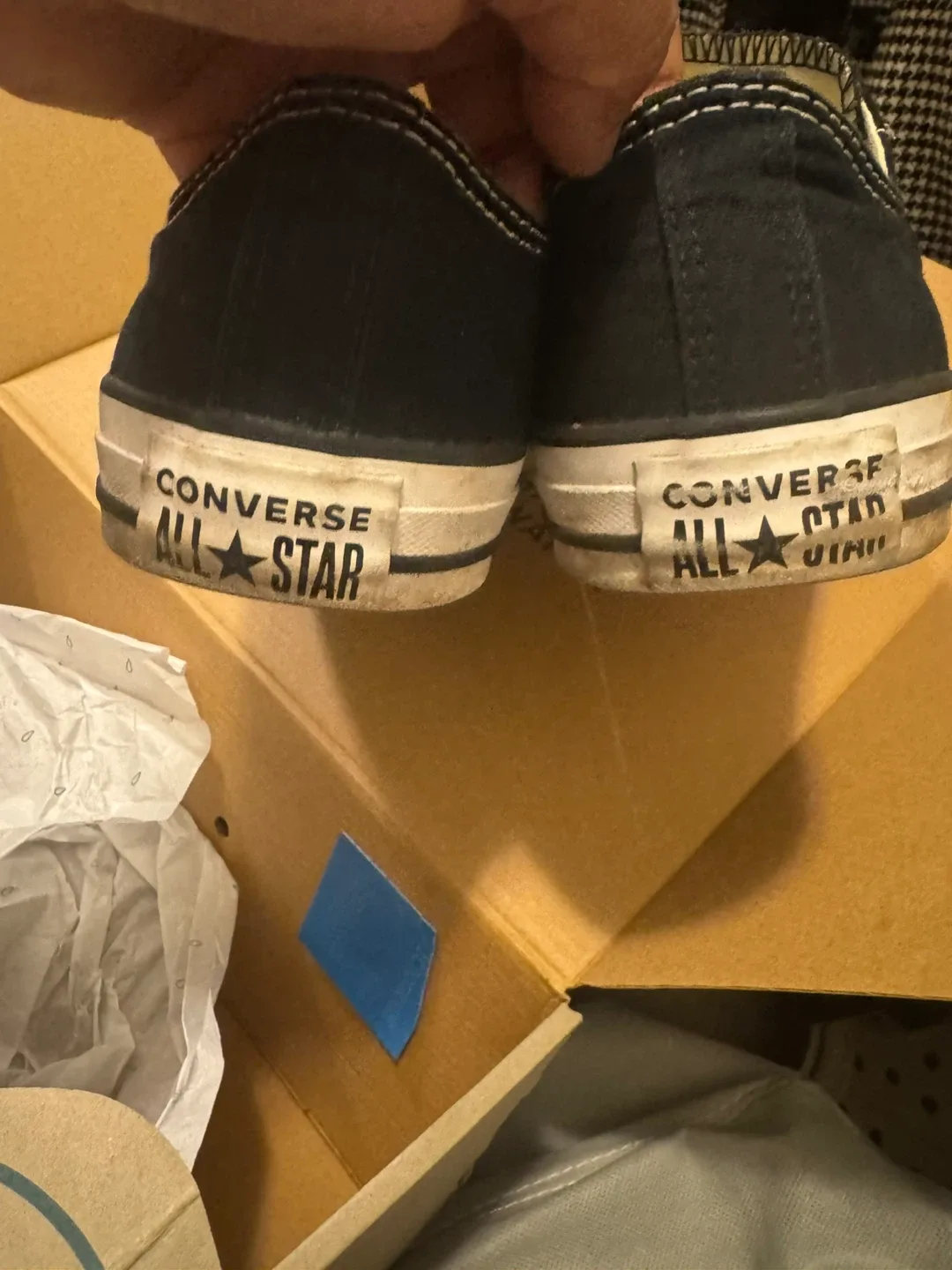 Converse All Star Low Top Black Sneakers - Size 8.5 image indicator(4)