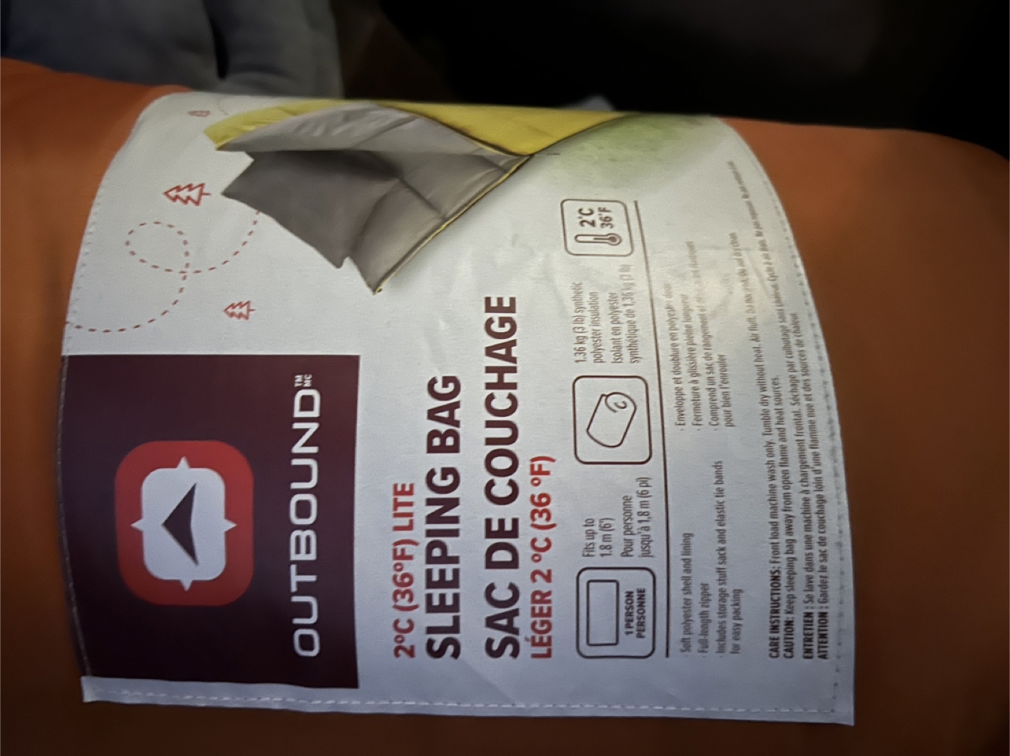 Outbound 2°C (36°F) Lite Sleeping Bag