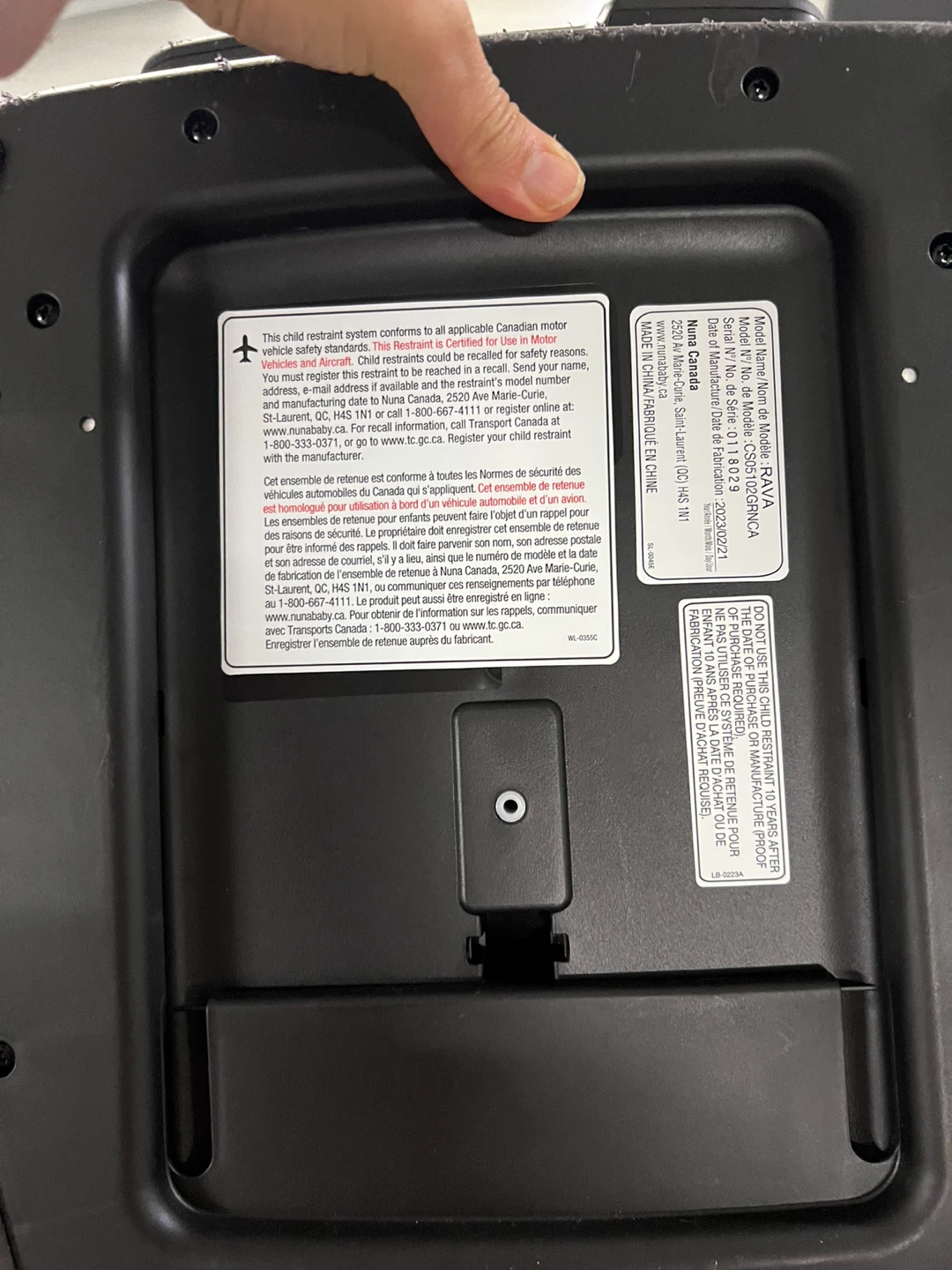 2023 Nuna RAVA Convertible Car Seat - photo 5