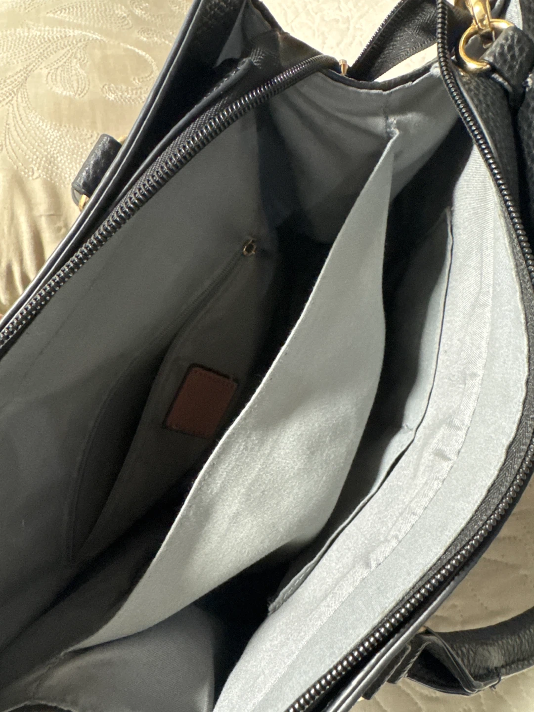 Black Tote Bag with Shoulder Strap - photo 3
