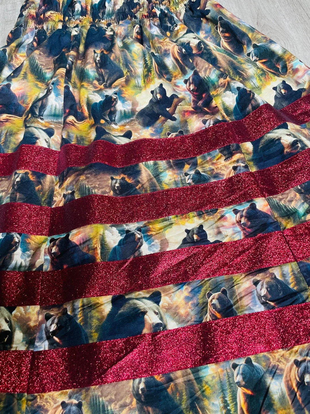 Ribbon Skirt with Bear Design image indicator(2)