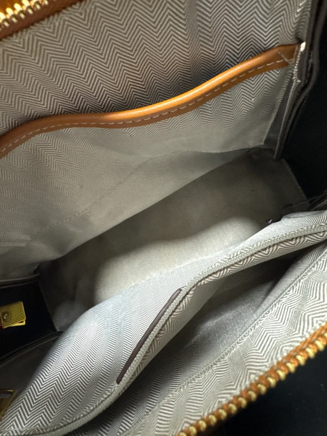 Brown Patterned Bucket Bag image indicator(5)