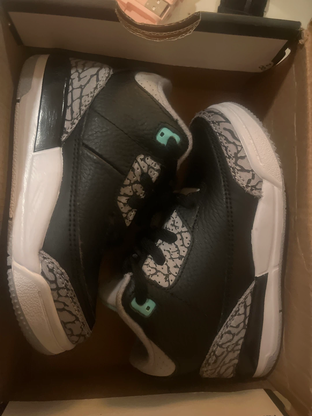 Jordan 3 Retro (TD) Size 8C - photo 5