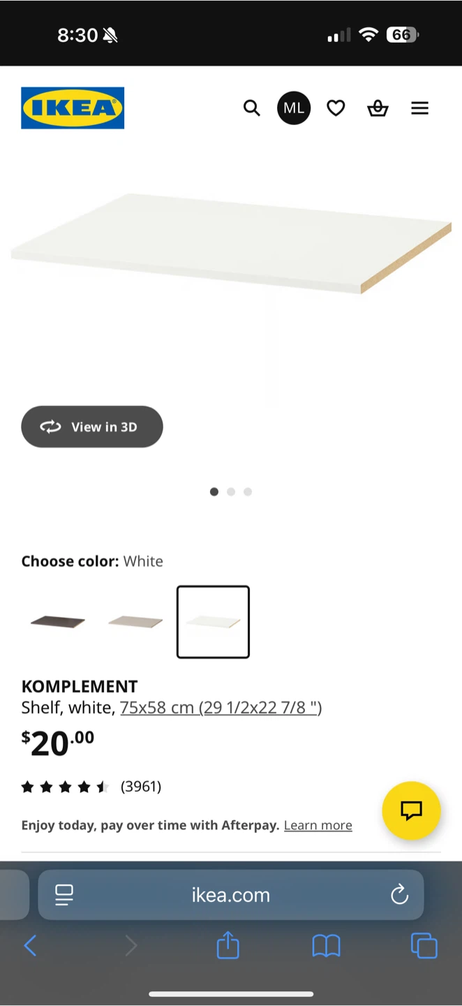 IKEA PAX White Wardrobe Frame (75x58x236 cm) - photo 4