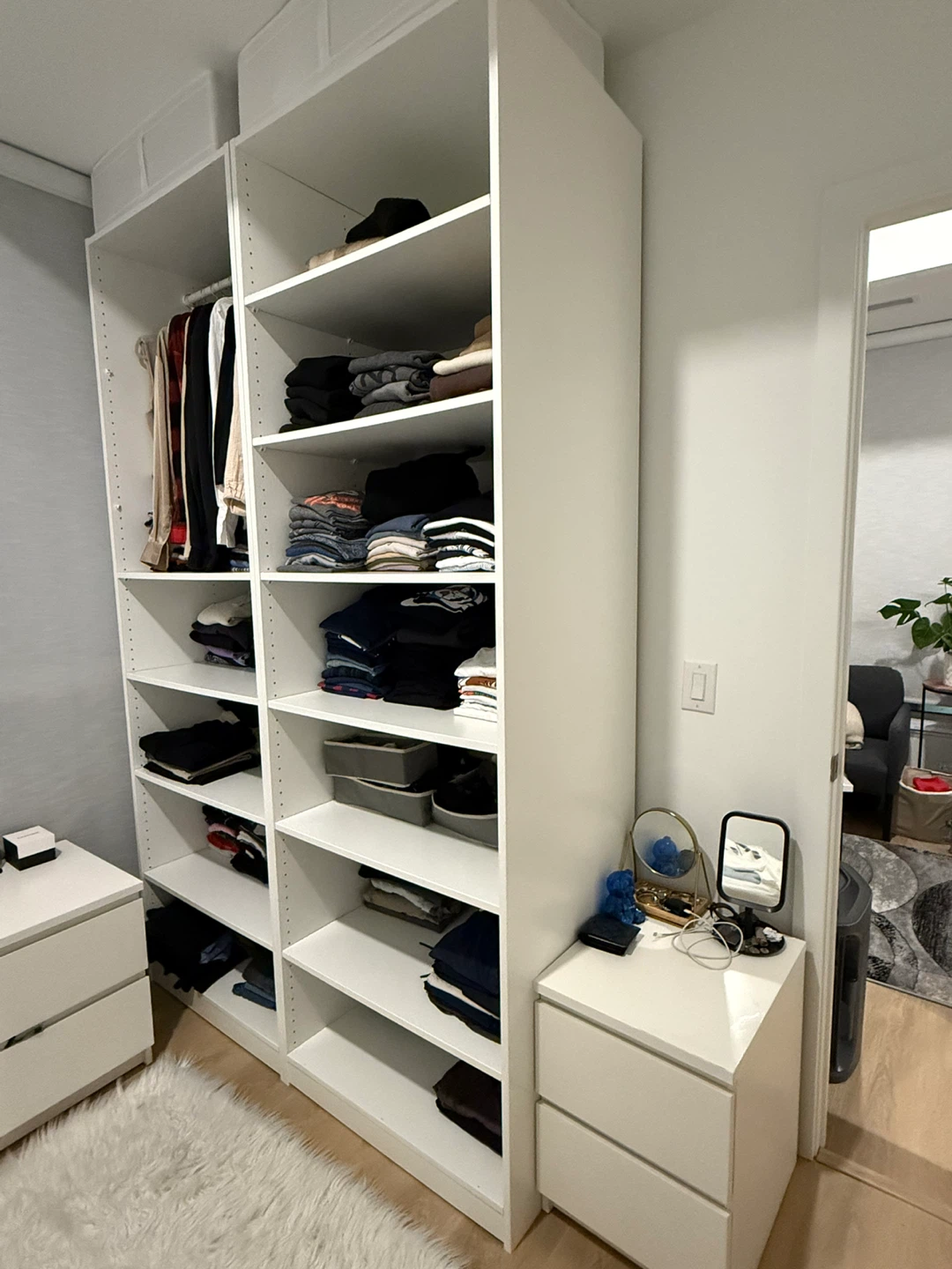IKEA PAX White Wardrobe Frame (75x58x236 cm) - photo 2