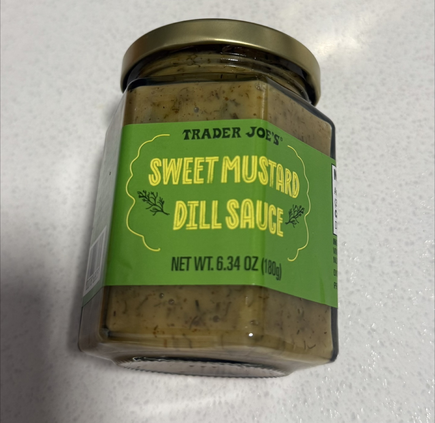 Trader Joe's Sweet Mustard Dill Sauce