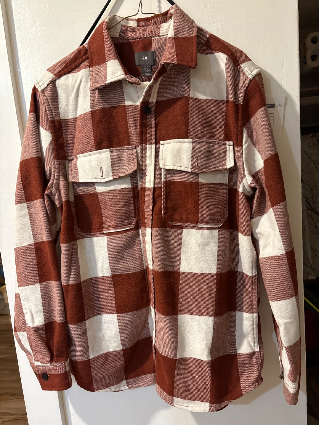 🥕Day 2H&M Men's Plaid Flannel Shirt - Size M