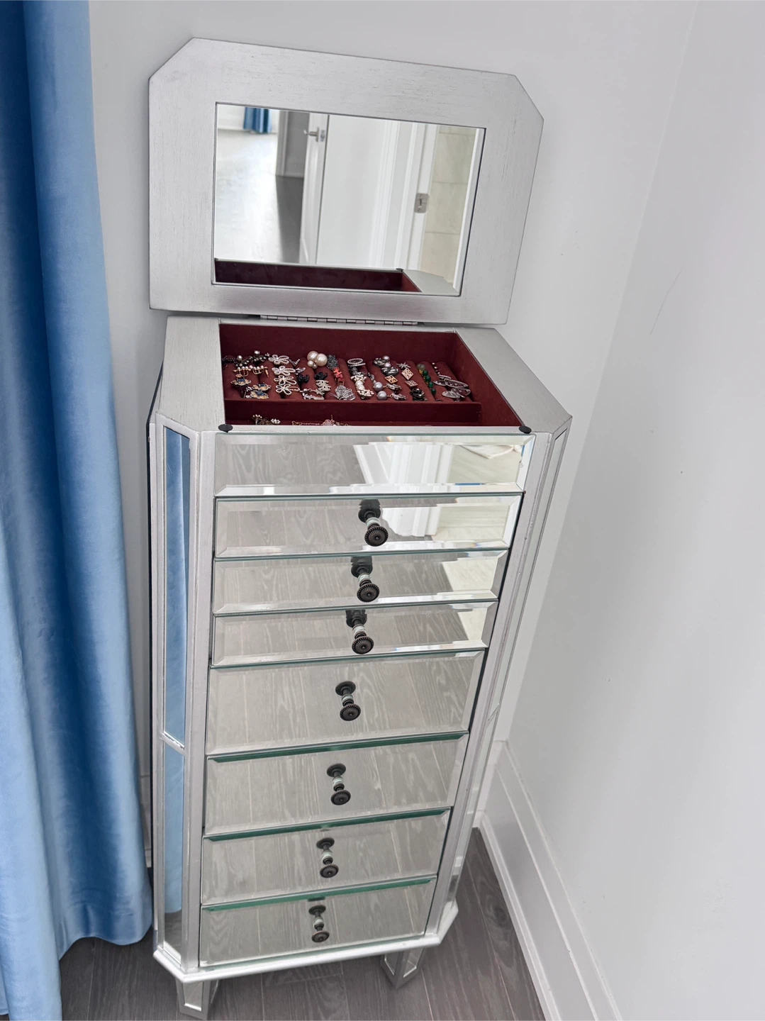 Mirrored Jewelry Armoire - photo 2