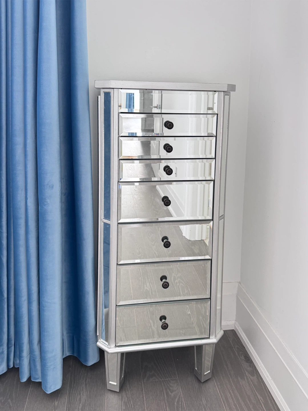 Mirrored Jewelry Armoire