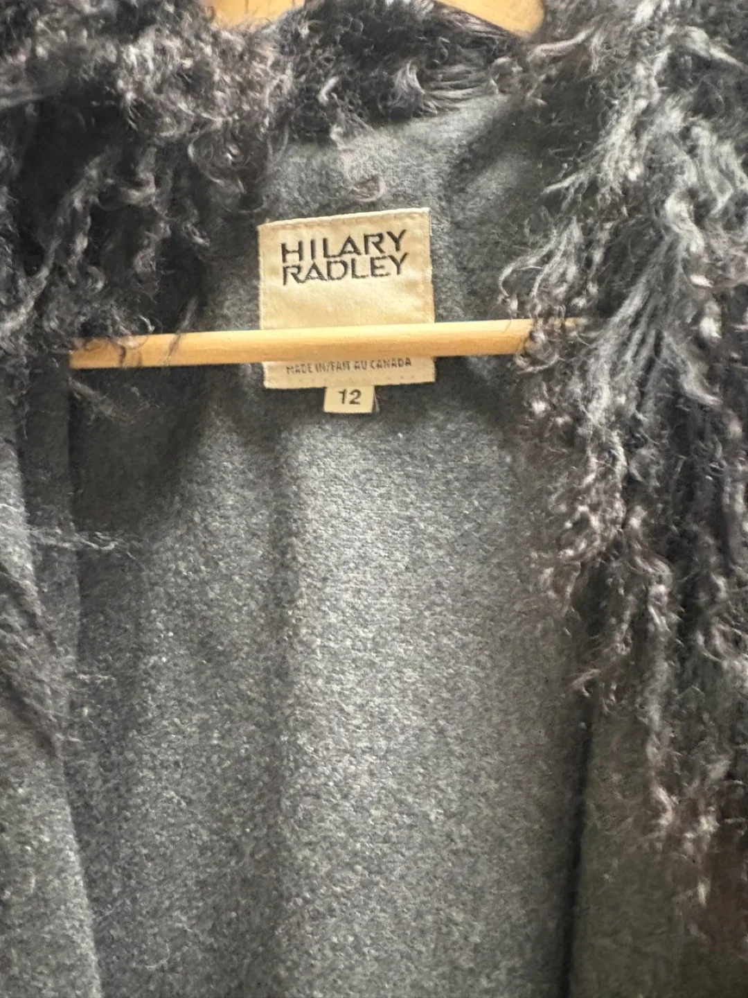 Hilary Radley Wool Blend Coat - Size 12 image indicator(4)