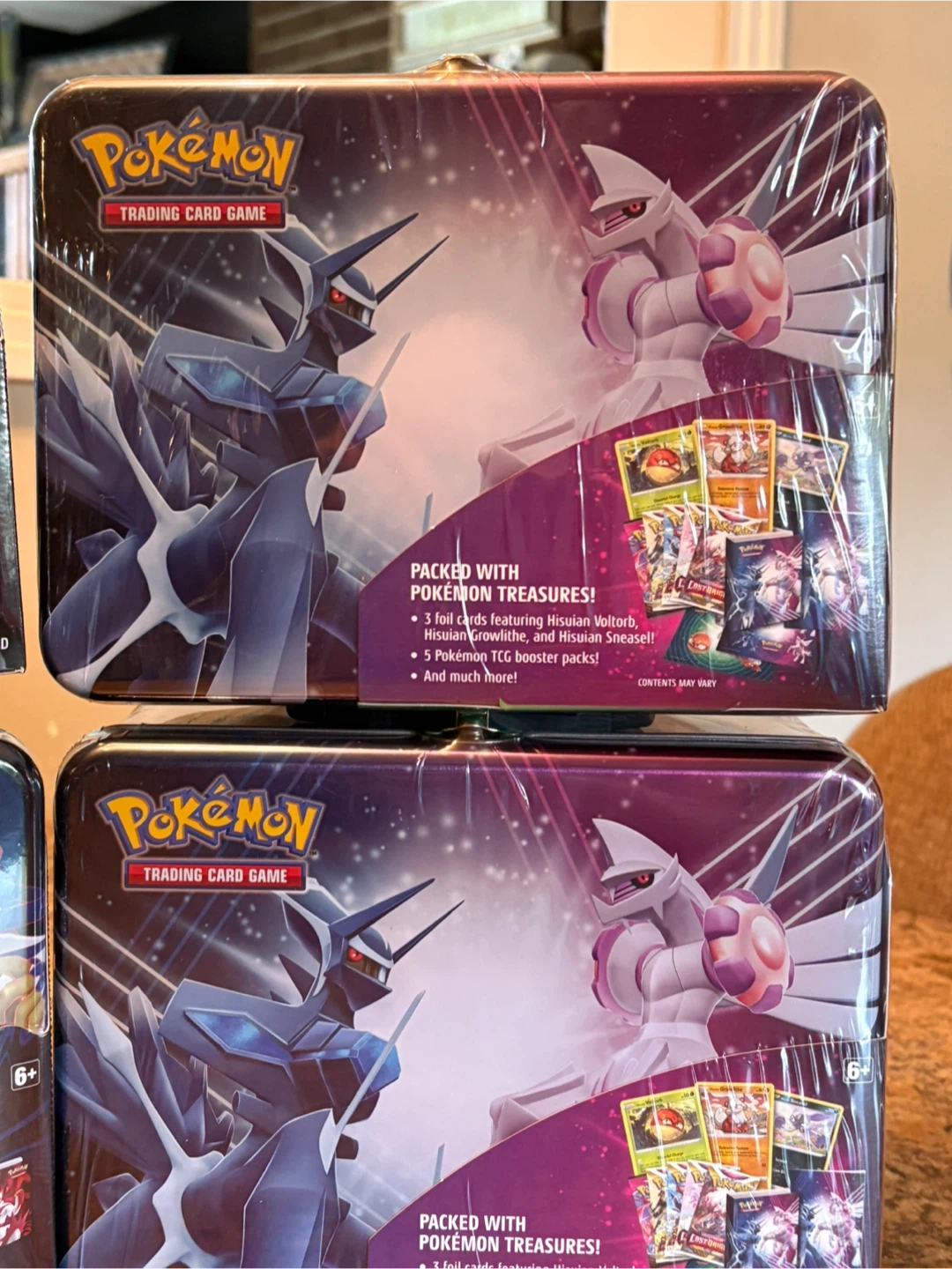 2- DIALGA & PALKIA FACTORY SEALED WINTER 2022 COLLECTOR CHESTS