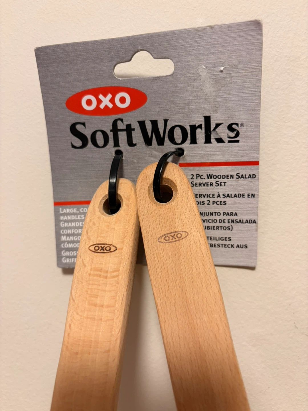 ⭐️⭐️⭐️New With Tags OXO Solid Beech Wood Salad Serving Set - photo 2