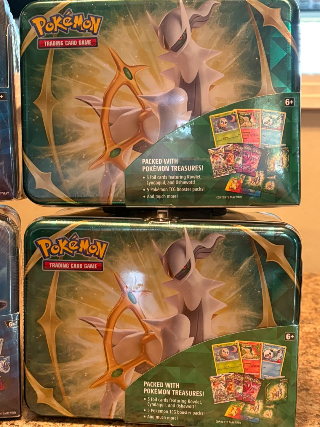 2- ARCEUS FACTORY SEALED SPRING 2022 COLLECTOR CHESTS