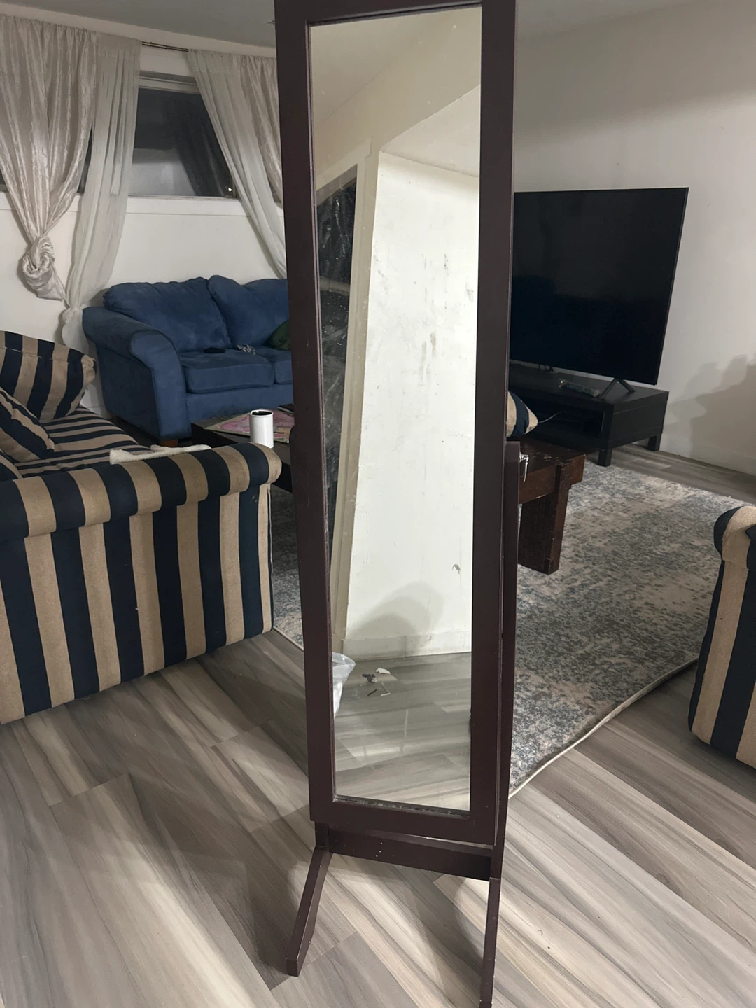 Standing Mirror - Brown Frame