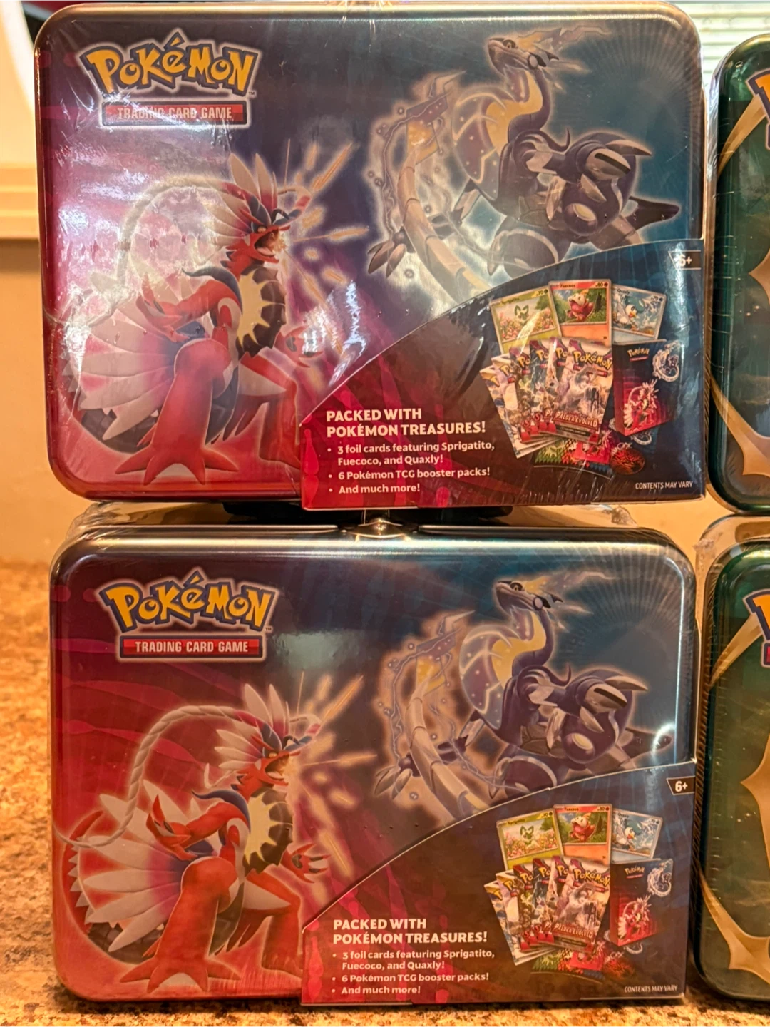 2- KORAIDON & MIRAIDON SEALED SPRING 2023 COLLECTOR CHESTS