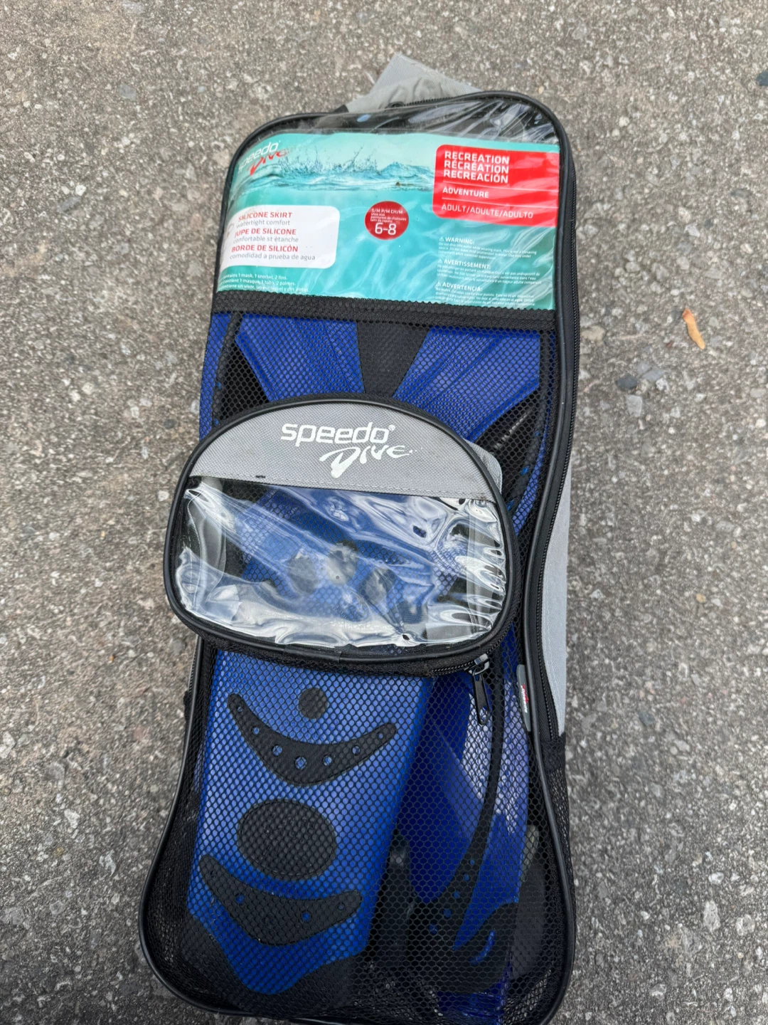 Speedo Dive Set (Size 6-8)