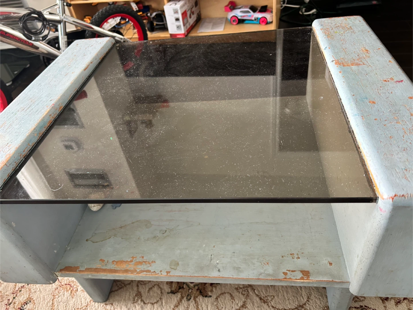Glass Top Coffee Table - photo 3