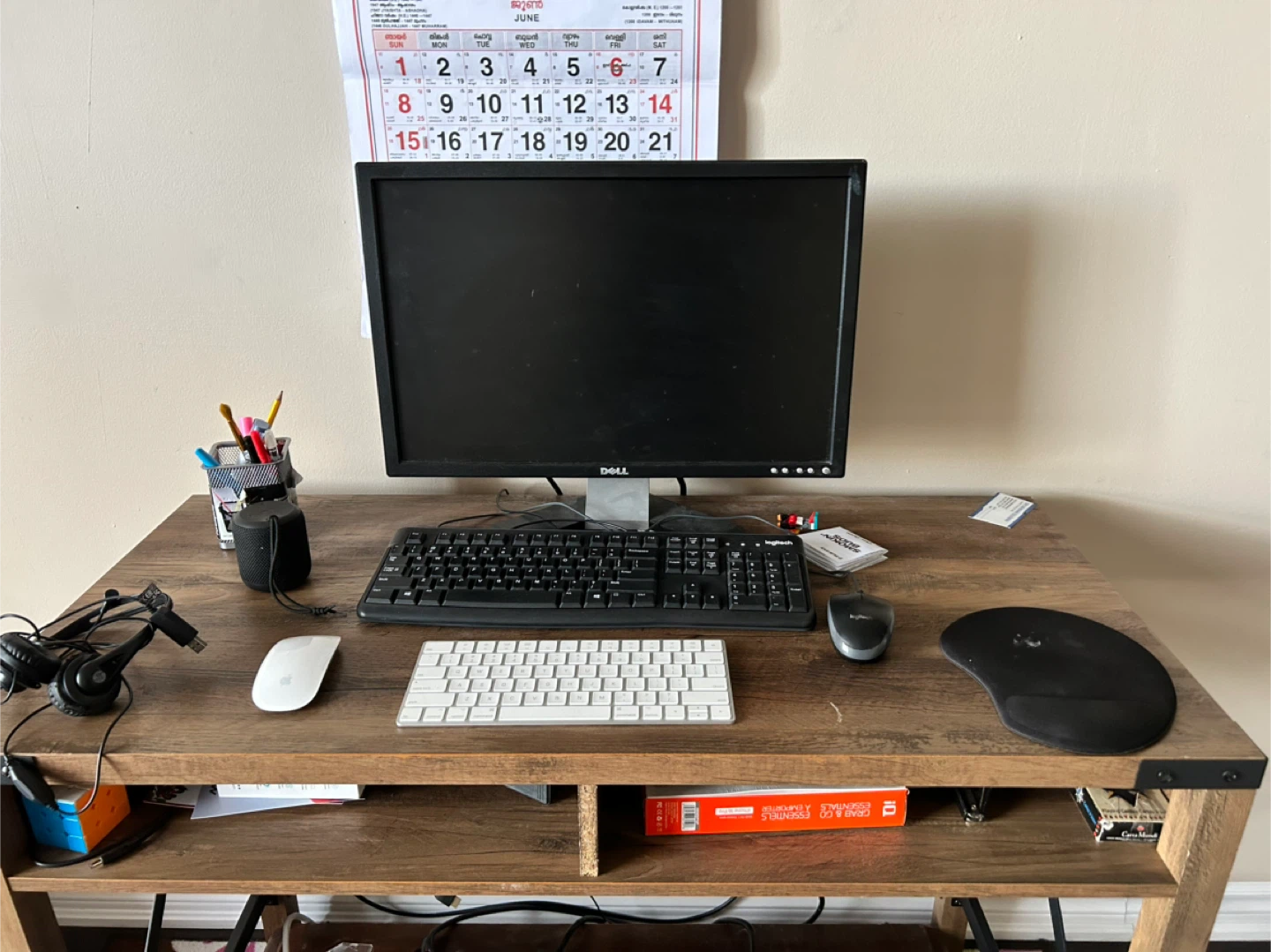 Wood Desk - 41" x 20" x 31"