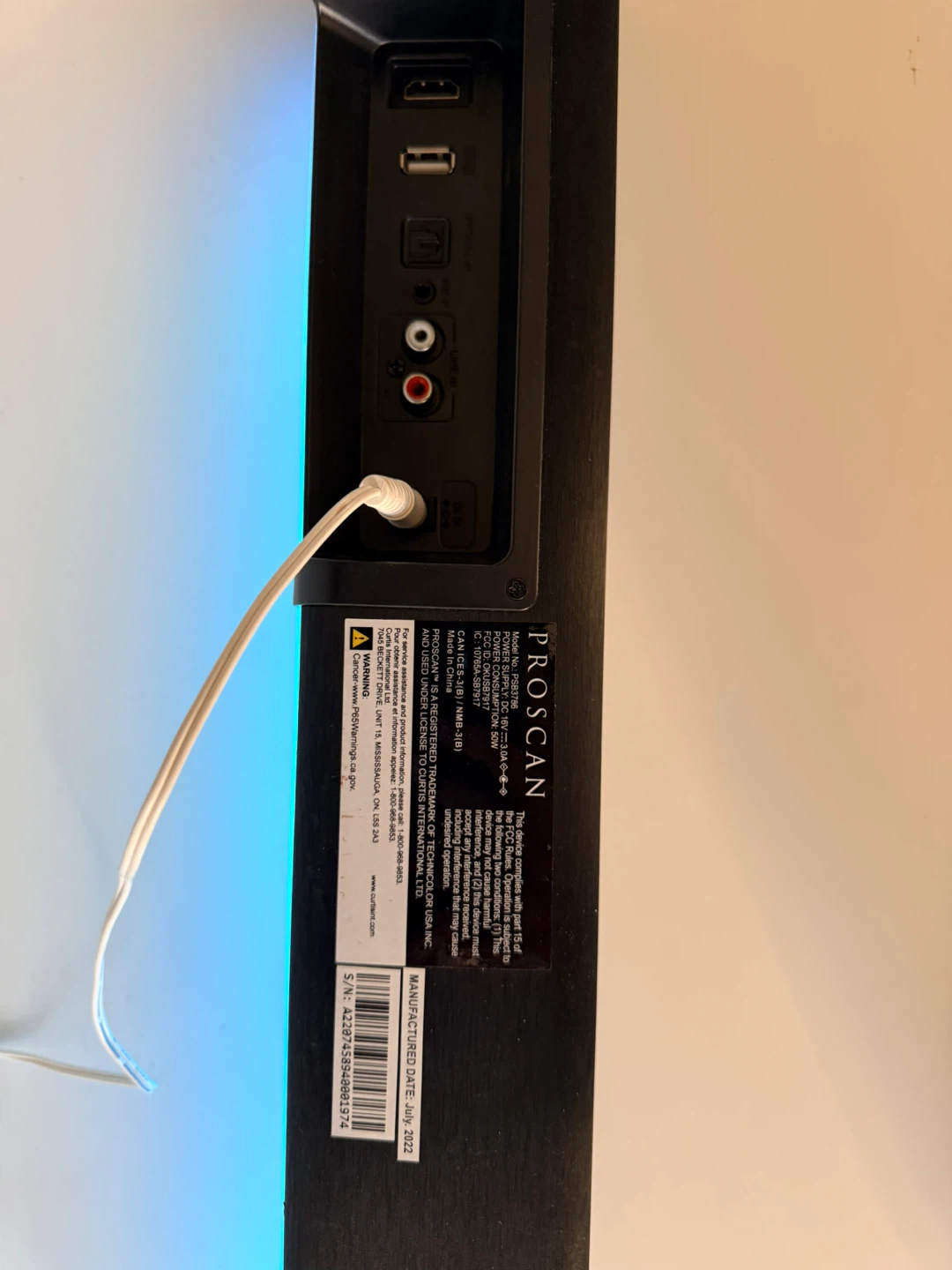 Proscan Soundbar - photo 2