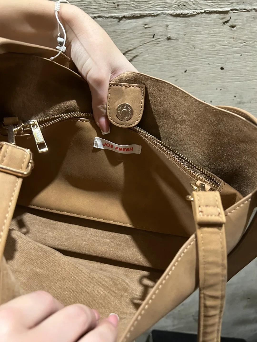 Joe Fresh Brown Shoulder Bag image indicator(2)