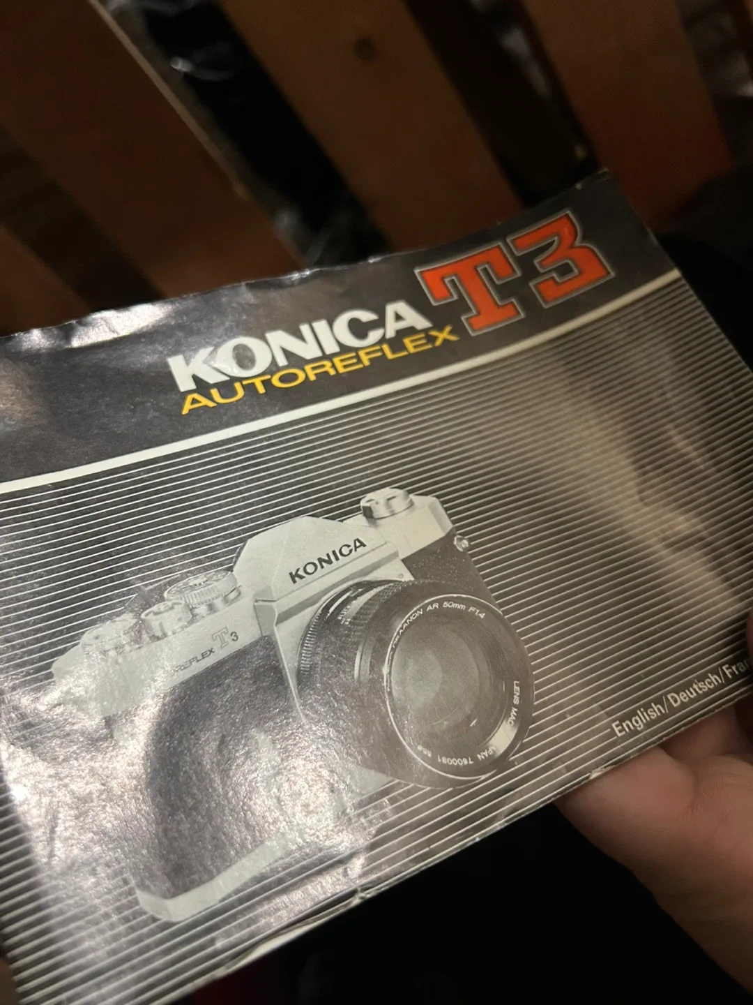 Konica Autoreflex T3 Camera w/ Soligor Flash image indicator(3)