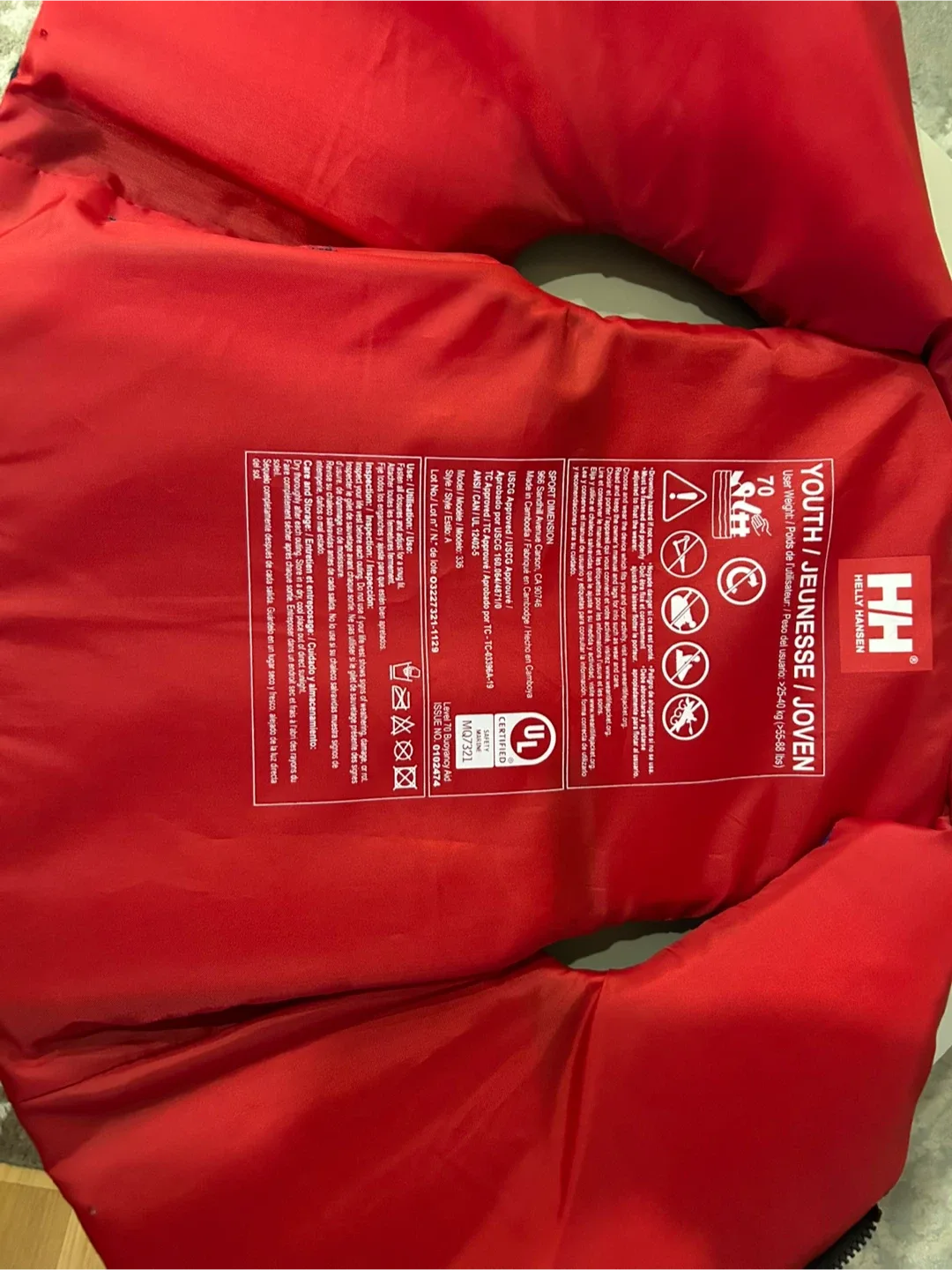 Helly Hansen Youth Life Jacket - 70-90 lbs image indicator(2)