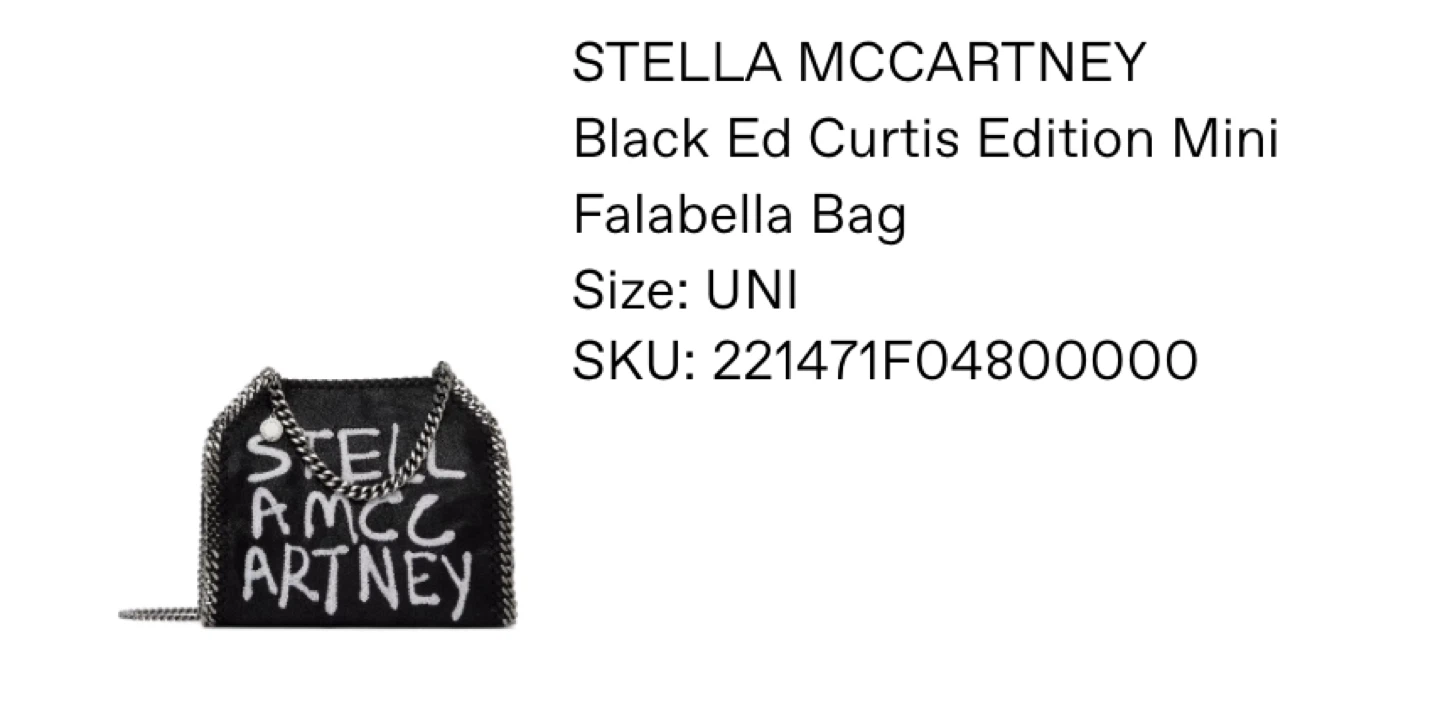 Stella McCartney Ed Curtis Mini Falabella Bag - photo 4
