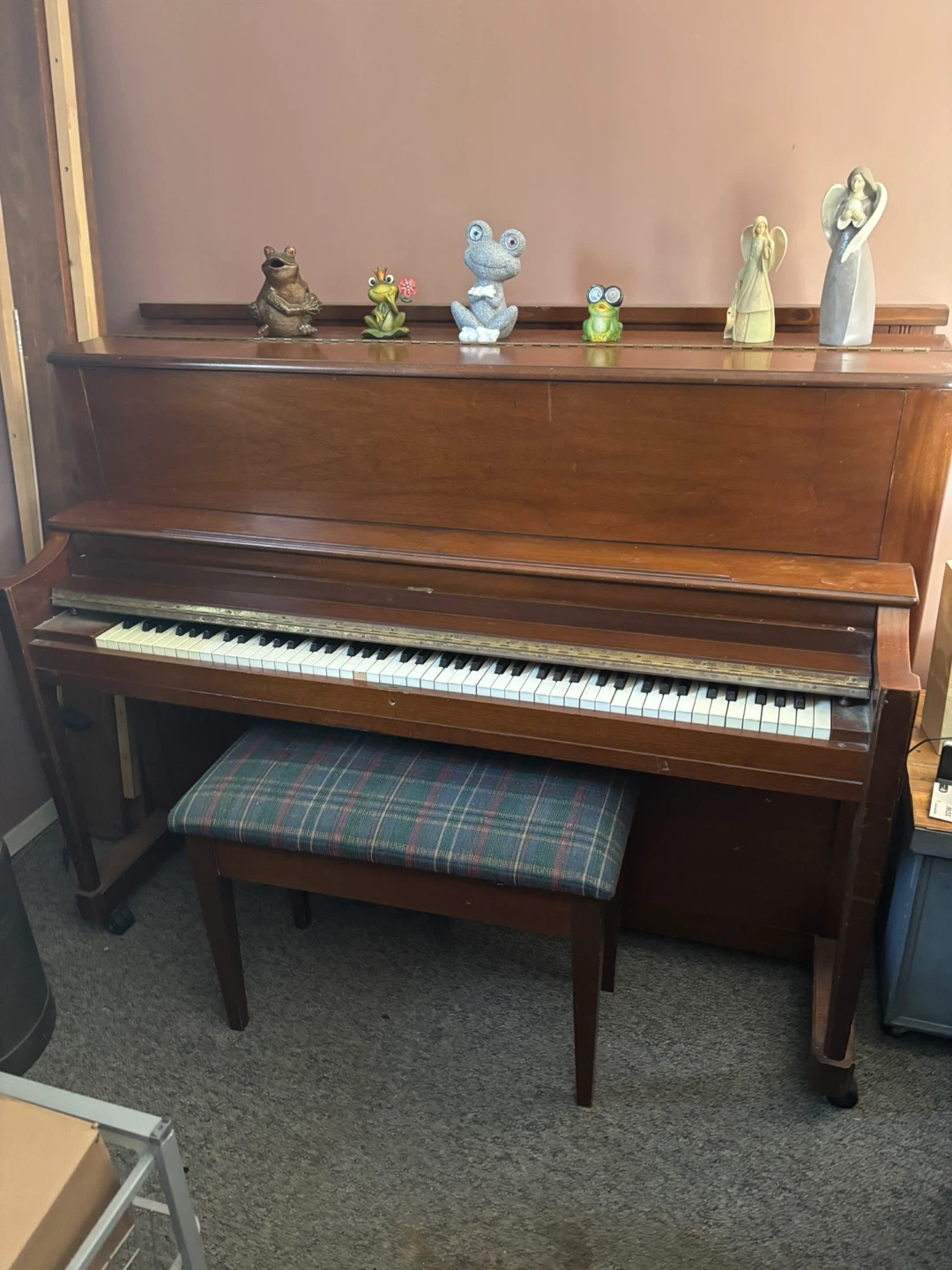 Upright Piano with Bench - photo 2