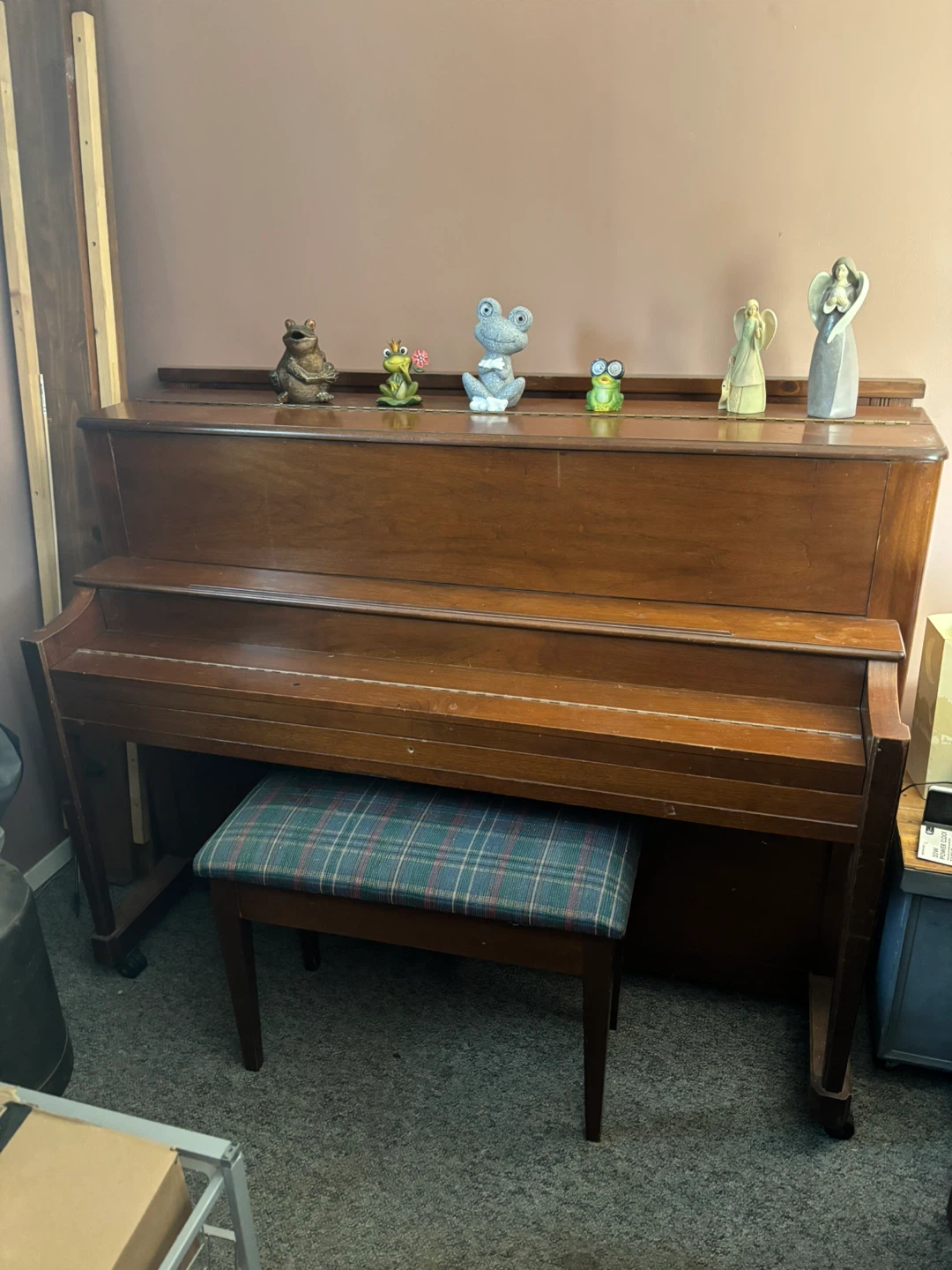 Upright Piano with Bench