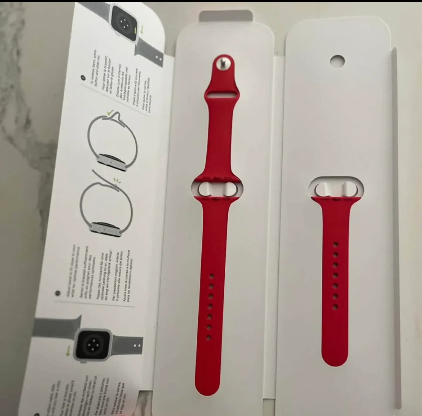 New Apple Watch Red Sport Band thumbnail