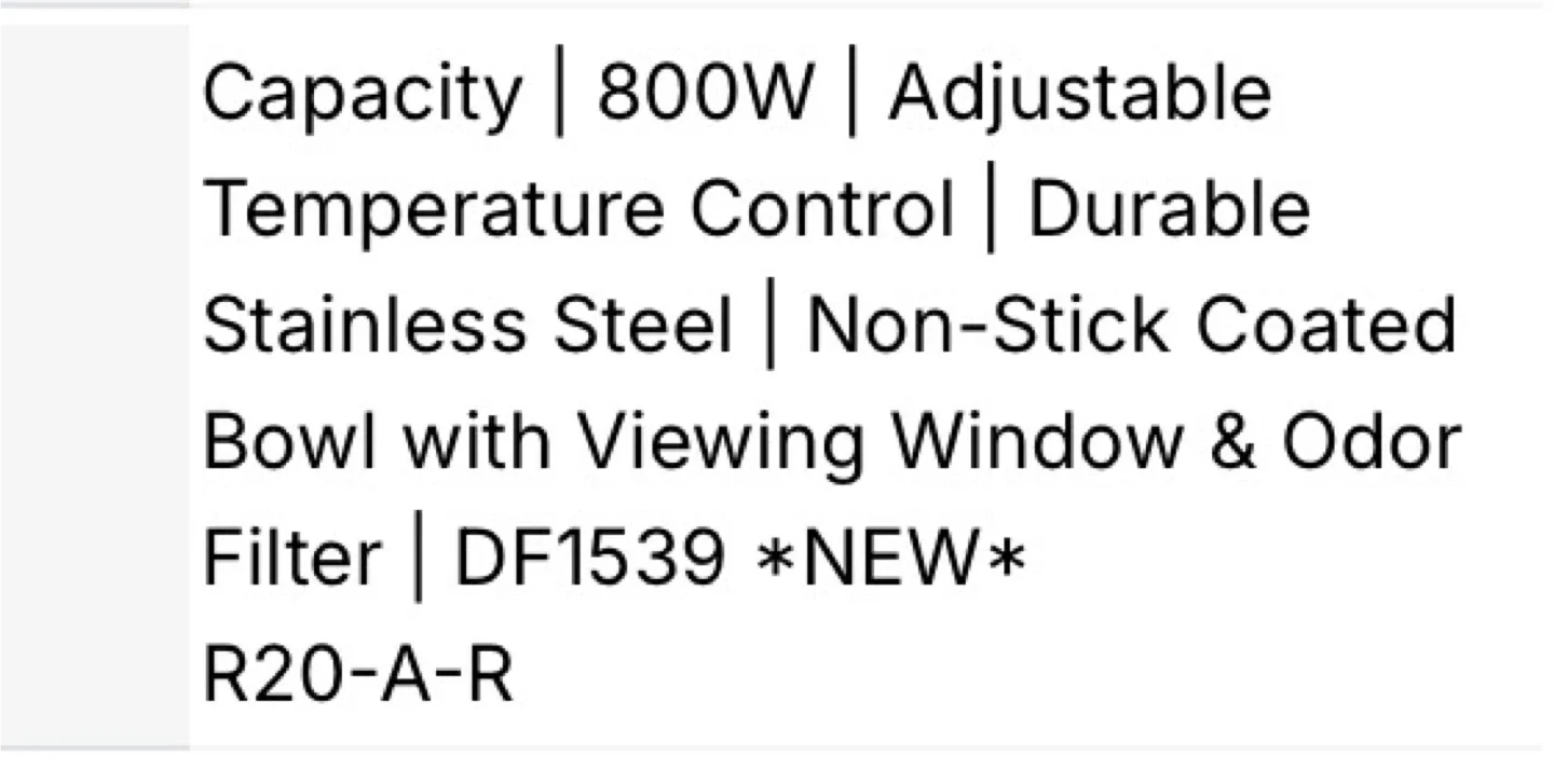 Salton DF1539 Deep Fryer - New in Box! image indicator(3)