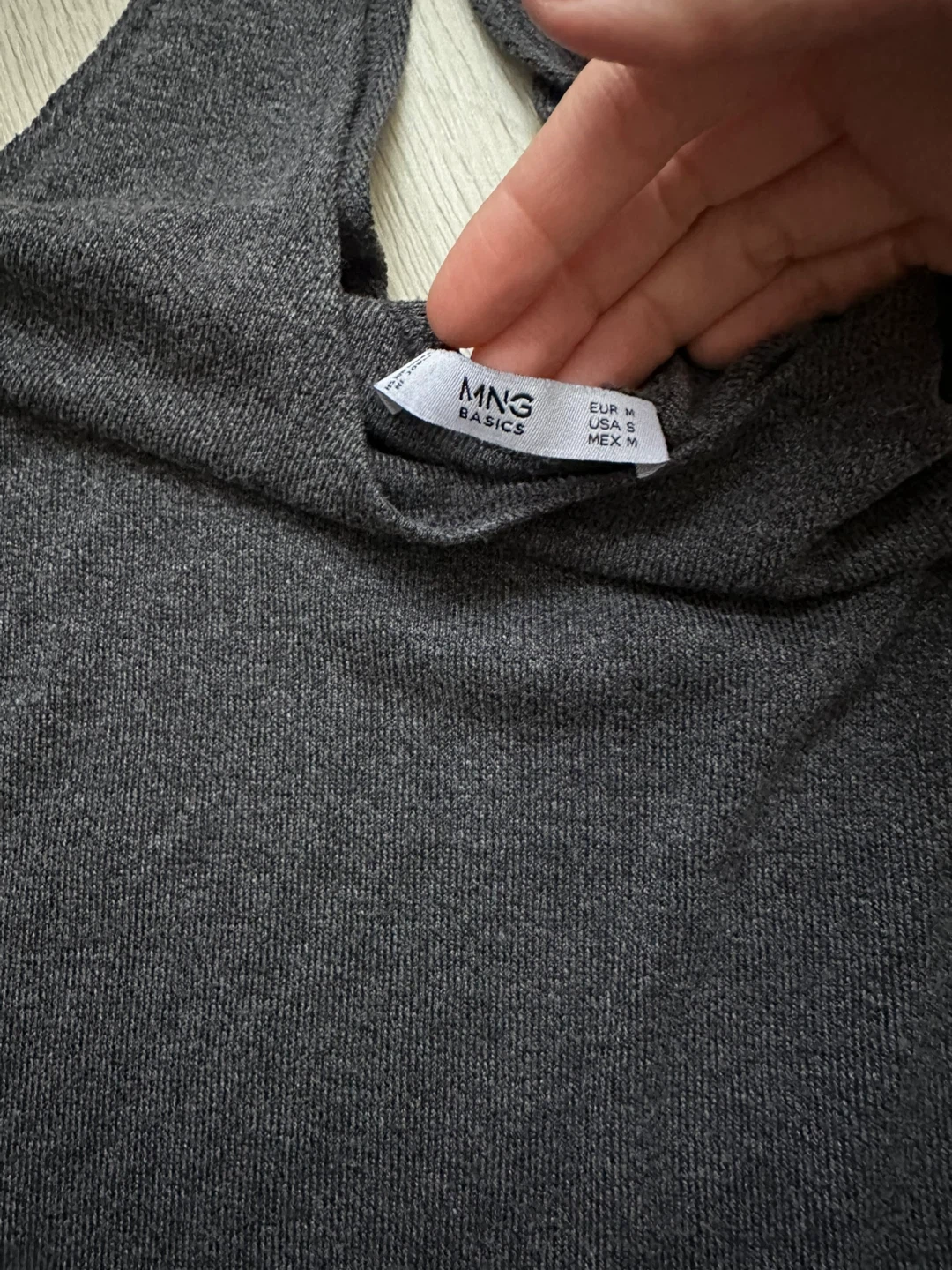 MNG Basics Grey Tank Top - Size M - photo 4